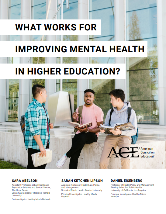 What Works for Improving MH in Higher Education Front Image